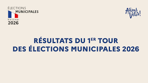 Résultats du premier tour des élections municipales 2026