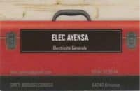 Carte de visite Élec Ayensa