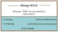 Carte de visite Marine Roux