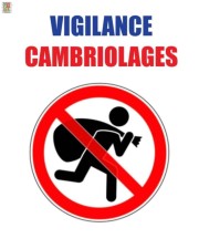 Vigilance cambriolages