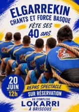 Affiche Elgarrekin fête ses 40 ans